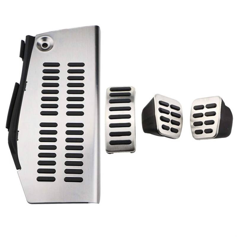 Pedalabdeckung,Auto Pedale,Pedalkappen Autopedale Passend für Beetle RSI GTI R32 Passend für A3 Sitz Leon 1M Toledo 1L LHD Bei MT Pedal Cover(MT With Rest B Style) von DOBRVVGT