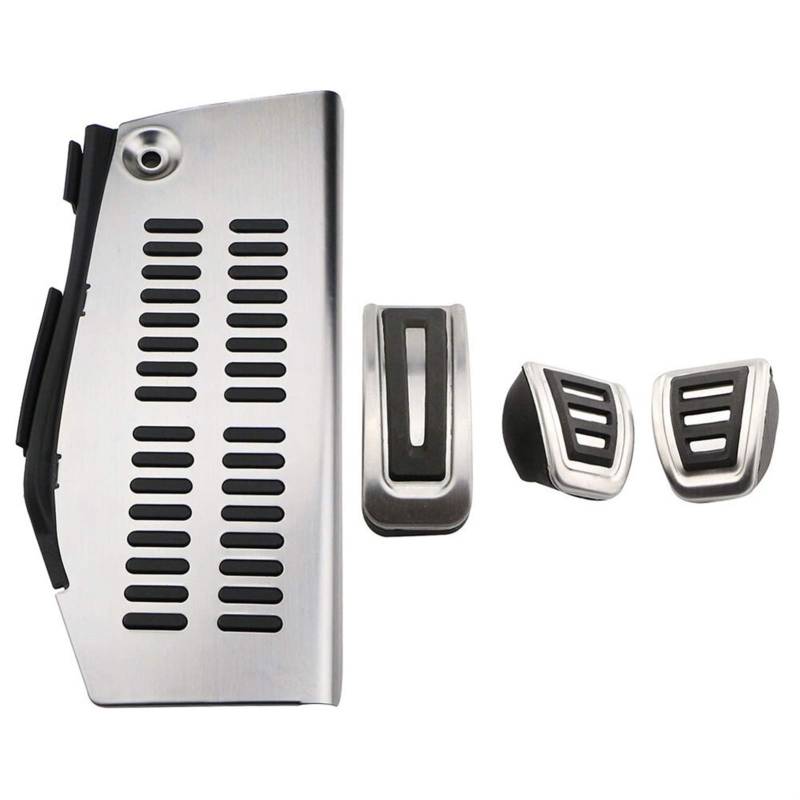 Pedalabdeckung,Auto Pedale,Pedalkappen Autopedale Passend für Beetle RSI GTI R32 Passend für A3 Sitz Leon 1M Toledo 1L LHD Bei MT Pedal Cover(MT With Rest D Style) von DOBRVVGT