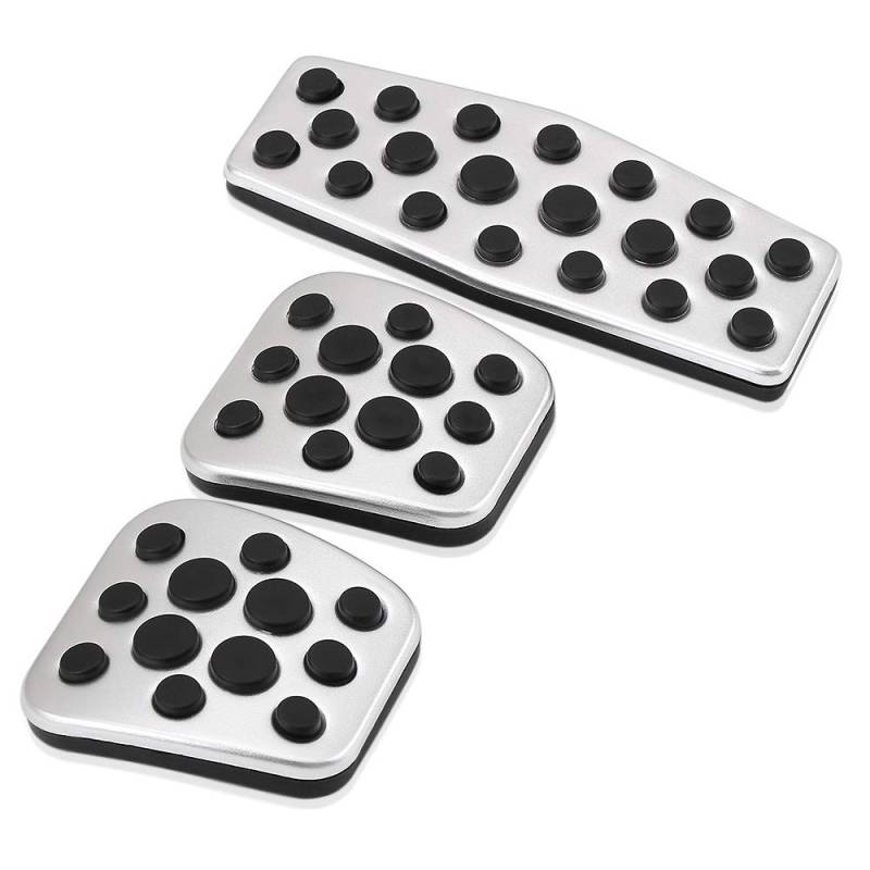 Pedalabdeckung,Auto Pedale,Pedalkappen Autorest Pedal Kraftstoff Bremse Kupplung Passend for MT/AT Passend for Pedale Limousine Fließheck Opel Mokka 2013-2015 ASTRA J Insignia von DOBRVVGT
