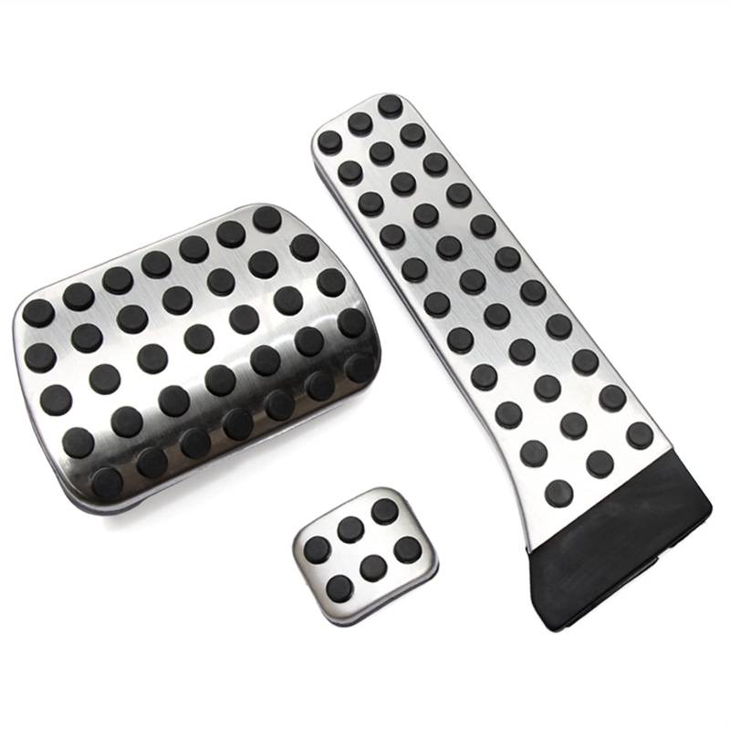 Pedalabdeckung,Auto Pedale,Pedalkappen Autozubehör Bremsen-Kupplungs-Pedal-Auflage Abdeckungen Passend Für Mercedes Benz W124 W202 W203 W140 W208 W210 W211 W220 R170 R171 R- Klasse AT/MT(AT without von DOBRVVGT