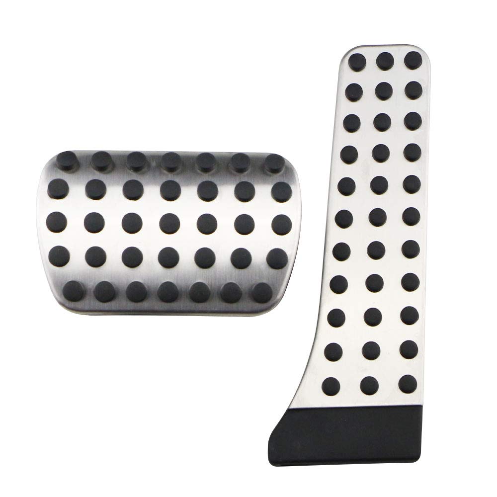 Pedalabdeckung,Auto Pedale,Pedalkappen Car Pedal Cover Fit use for Benz C E S GLK SLK CLS SL Class W203 W204 W205 W222 W212 C207 W220 C219 X204 R170 Gas Brake Pedals(2Pcs AT) von DOBRVVGT
