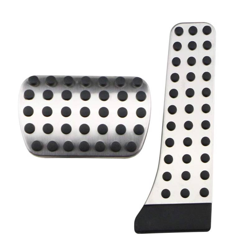 Pedalabdeckung,Auto Pedale,Pedalkappen Car Pedal Cover Fit use for Benz C E S GLK SLK CLS SL Class W203 W204 W205 W222 W212 C207 W220 C219 X204 R170 Gas Brake Pedals(2Pcs AT) von DOBRVVGT
