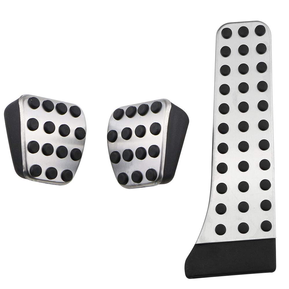 Pedalabdeckung,Auto Pedale,Pedalkappen Car Pedal Cover Fit use for Benz C E S GLK SLK CLS SL Class W203 W204 W205 W222 W212 C207 W220 C219 X204 R170 Gas Brake Pedals(3Pcs MT) von DOBRVVGT