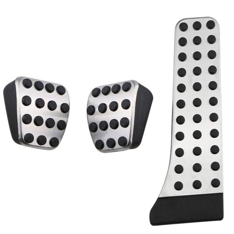 Pedalabdeckung,Auto Pedale,Pedalkappen Car Pedal Cover Fit use for Benz C E S GLK SLK CLS SL Class W203 W204 W205 W222 W212 C207 W220 C219 X204 R170 Gas Brake Pedals(3Pcs MT) von DOBRVVGT