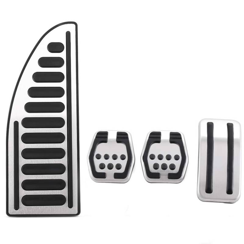 Pedalabdeckung,Auto Pedale,Pedalkappen Edelstahlauto-Innenstütze Pedale Brenngasbrems-Pedalabdeckung Fit für Ford C-Max Cmax S-MAX MK2 2011~2019 Zubehör(4PCS) von DOBRVVGT