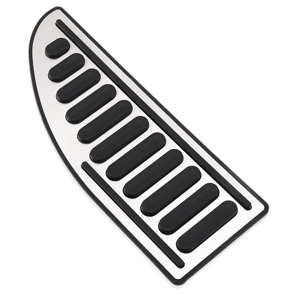 Pedalabdeckung,Auto Pedale,Pedalkappen Edelstahlauto-Innenstütze Pedale Brenngasbrems-Pedalabdeckung Fit für Ford C-Max Cmax S-MAX MK2 2011~2019 Zubehör(Footrest 1pc) von DOBRVVGT