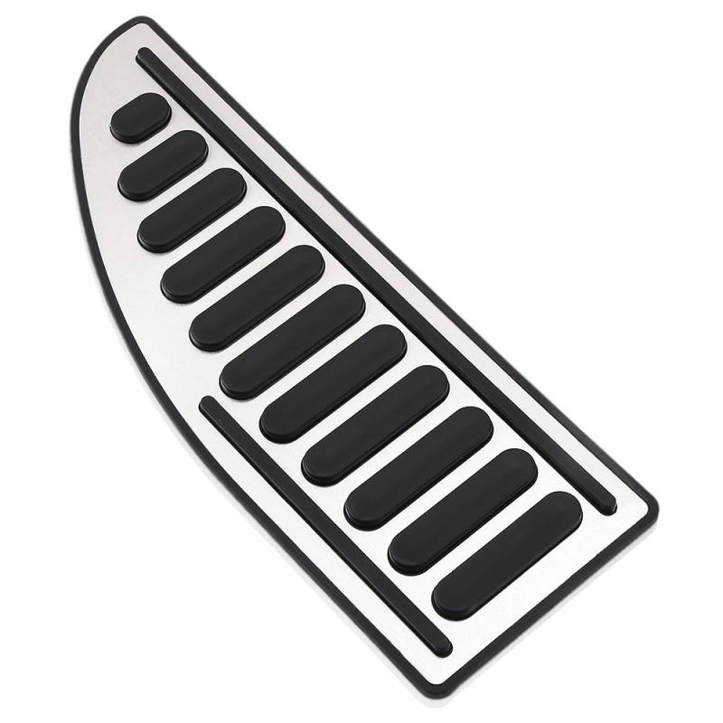 Pedalabdeckung,Auto Pedale,Pedalkappen Edelstahlauto-Innenstütze Pedale Brenngasbrems-Pedalabdeckung Fit für Ford C-Max Cmax S-MAX MK2 2011~2019 Zubehör(Footrest 1pc) von DOBRVVGT
