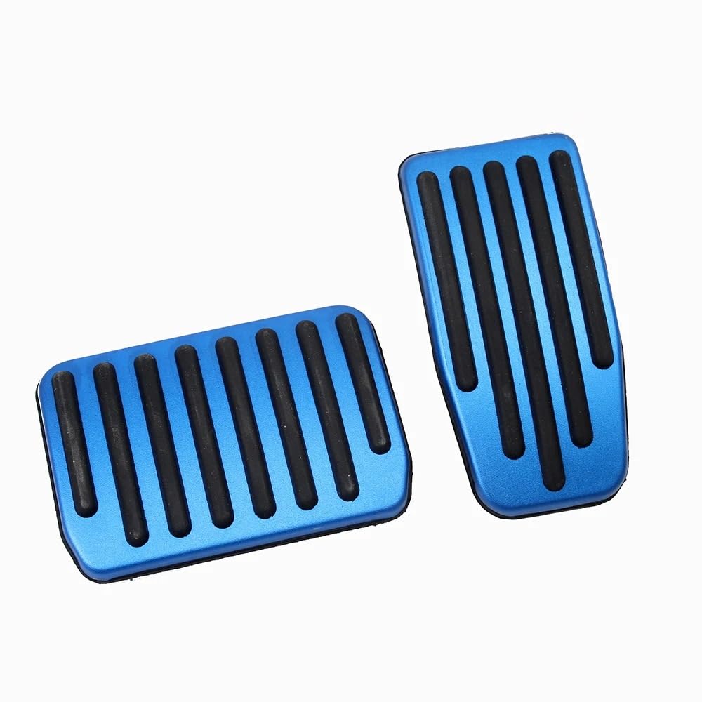 Pedalabdeckung,Auto Pedale,Pedalkappen Fit use for Model 3 Fit use for Model Y 2017-22 Accessories Aluminum alloy Foot Pedal Accelerator Gas Fuel Brake Pedal Pedal Cover Car Styling(Blue) von DOBRVVGT
