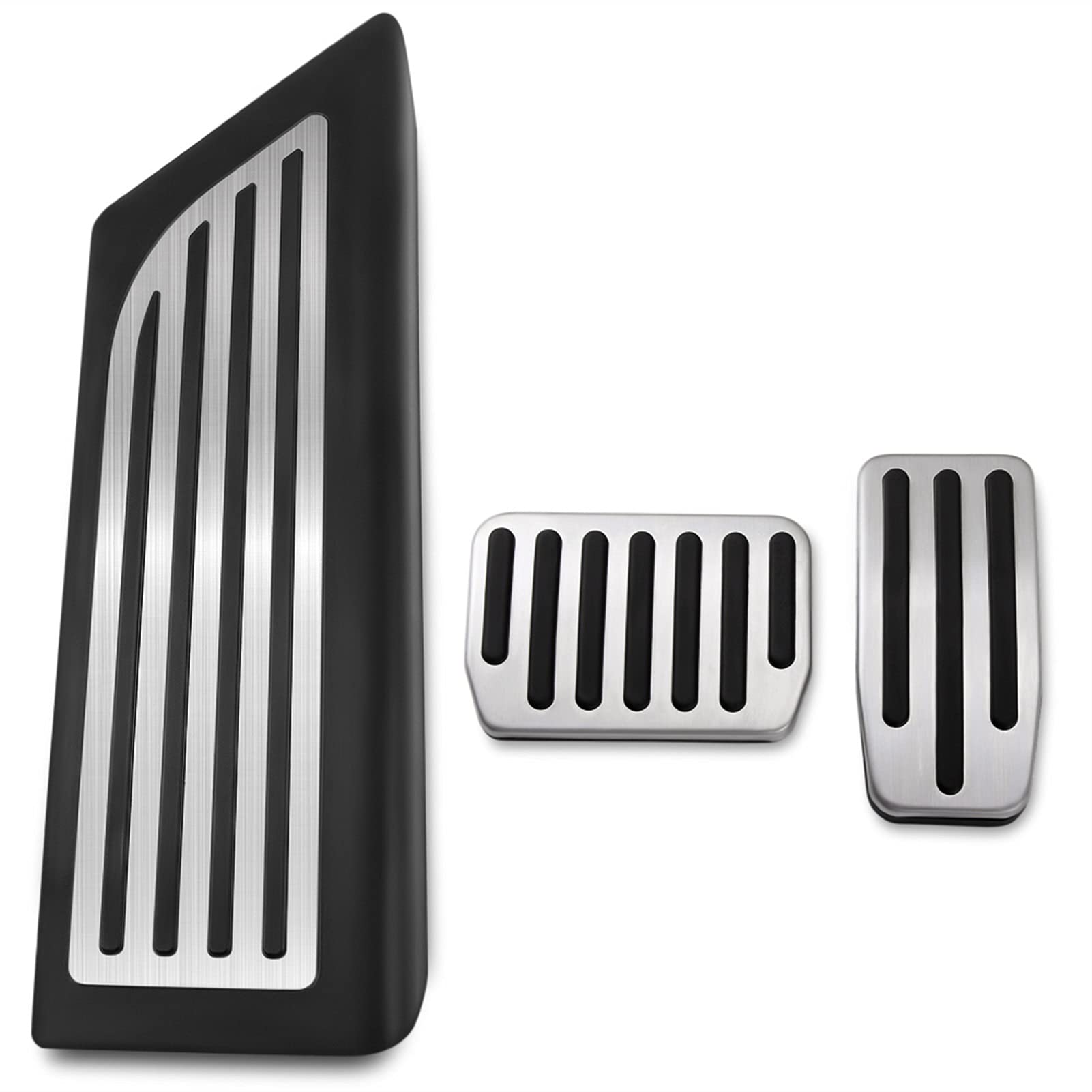 Pedalabdeckung,Auto Pedale,Pedalkappen Kein Bohren Passend für Verwendung Passend für Tesla Model 3 2017-2019 Gas-Kraftstoff-Brems Fußablage Pedalauflagen Mats Abdeckung Zubehör Car Styling(3pcs) von DOBRVVGT