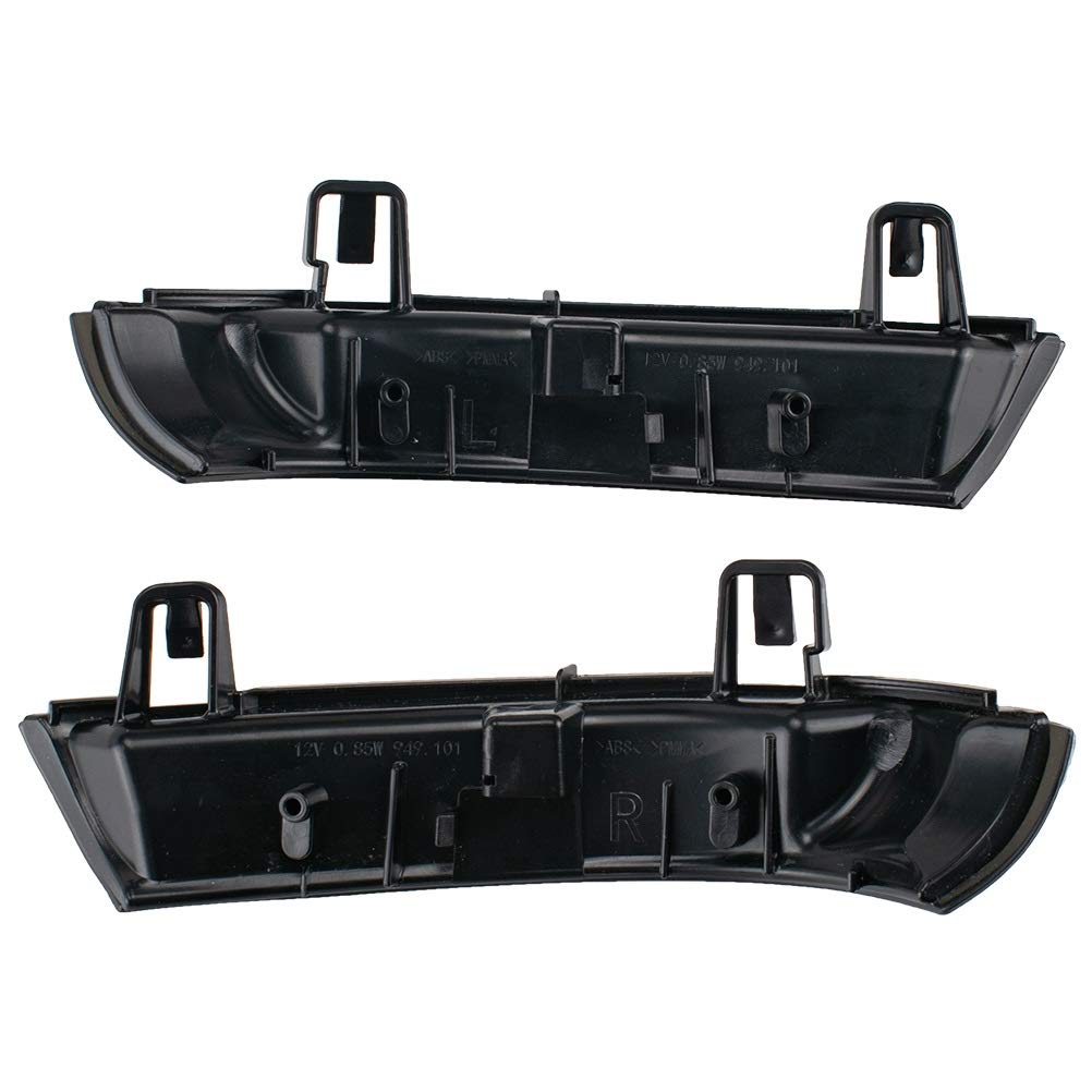 Spiegelblinker Dynamische,Dynamische Blinker Dynamische Umdrehungssignale Licht Seitenflügel Rückspiegelanzeige Blinker Licht 2PC Passend für VW Golf 5 GTI V MK5 Jetta Passat B5.5 B6 von DOBRVVGT