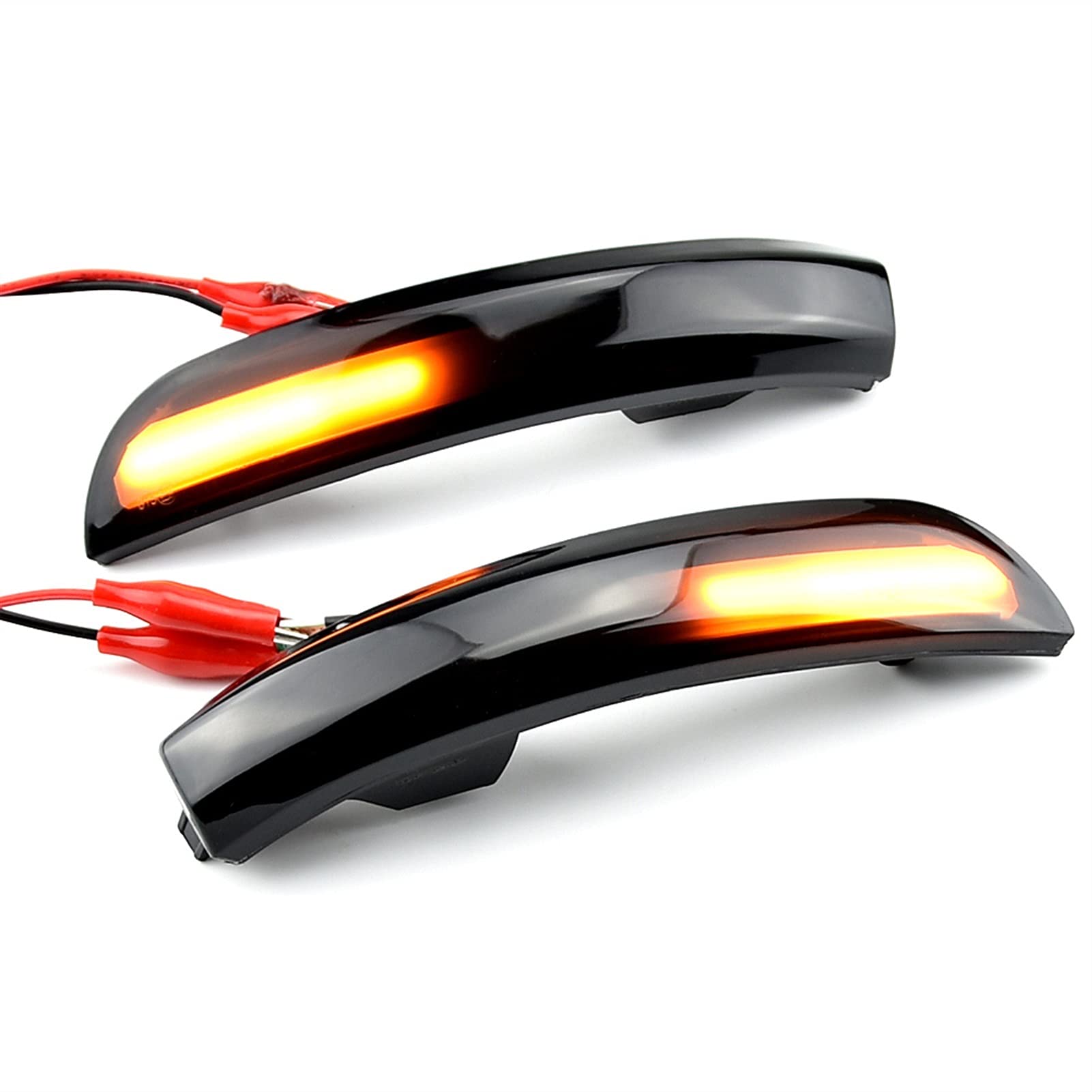 Spiegelblinker Dynamische,Dynamische Blinker Passend Für Ford Kuga Escape C520 Ecosport 13-18 Fokus 3 MK3 SE ST RS Dynamische Blinker-Lichtseitenspiegel-Sequential-Anzeige von DOBRVVGT