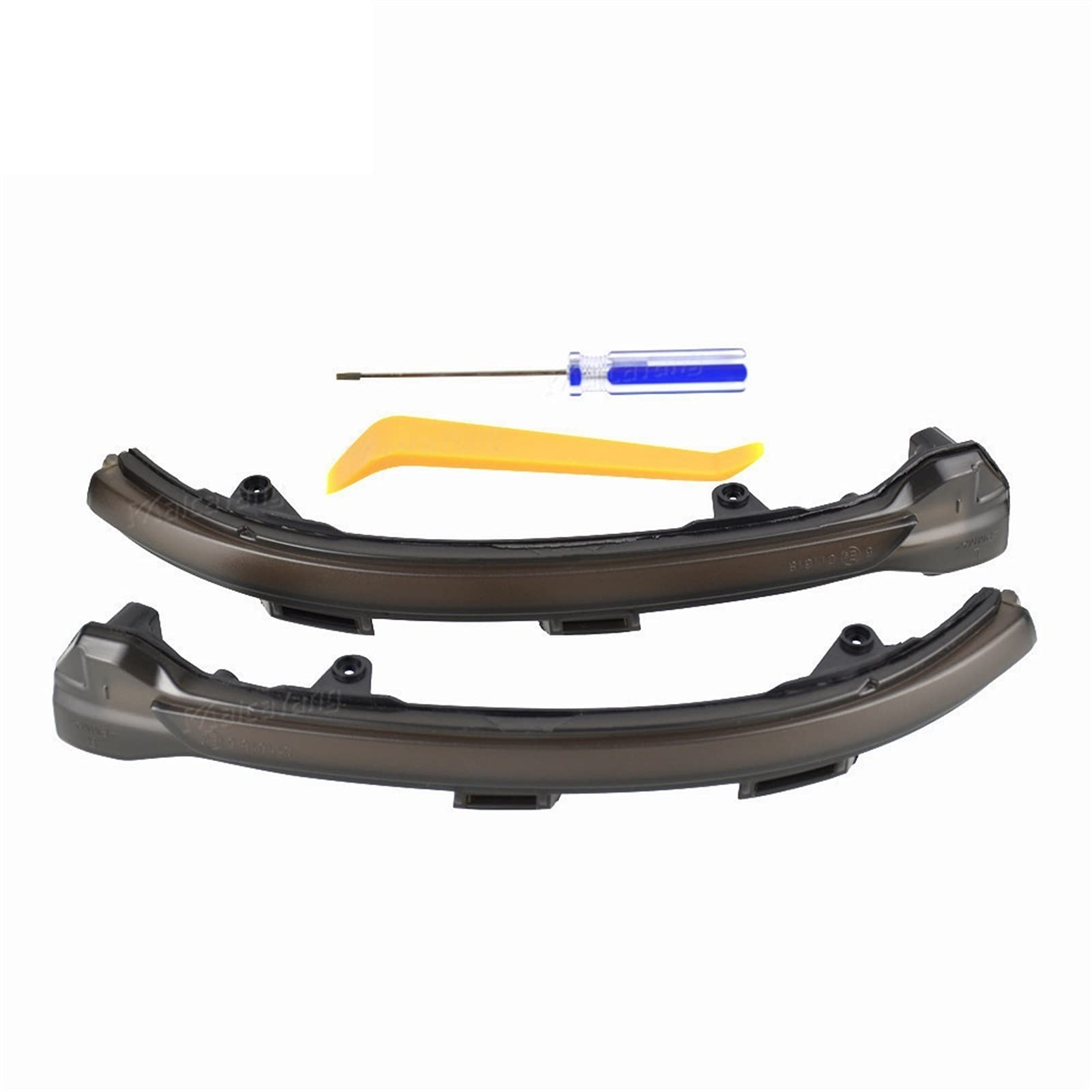 Spiegelblinker Dynamische,Dynamische Blinker Passend Für VW Golf 7. GTI R GTE GTD MK7.5 13-19 Touran Jetta. MK7-LED. Dynamische Blinker-Blinker-sequentielles Seitenspiegelkennzeichen(Smoked Black) von DOBRVVGT