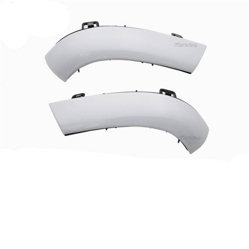 Spiegelblinker Dynamische,Dynamische Blinker Schwarz, Passend für VW GOLF 5 GTI V MK5, Passend für Jetta Passat B5.5 B6 Sharan Superb EOS, dynamische Blinkerleuchte, Seitenspiegelanzeige(Dynamic White von DOBRVVGT
