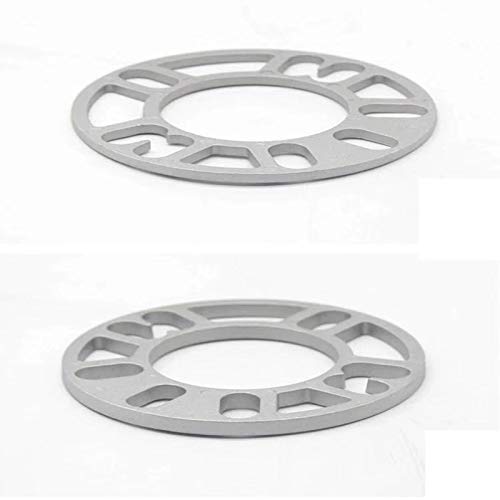 Wheel Spacers,Spurplatten 2 STÜCKE Universallegierung Aluminium 3mm 5mm 8mm 10mm Auto Rad Spacer-Scheiben Plattenbolzen Passend Passend Passend Passend Passend für 4x100 4x114.3 5x100 5x108 5x114.3 5x von DOBRVVGT