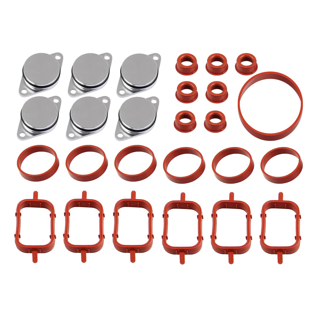 DOCAS 6 x 32 mm Reparaturset Drallklappen Swirl Flaps mit O-Ring Dichtungen der Ansaugbrücke 11612246949 für E87 E46 E90 E91 E92 E93 E39 E60 E83 E53 DOCAS 6 x 32 mm Reparaturset Drallklappen Swirl Flaps mit O-Ring Dichtungen der Ansaugbrücke 11612246949 für E87 E46 E90 E91 E92 E93 E39 E60 E83 E53 von DOCAS