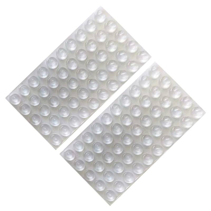 DOITOOL 100Stücke Selbstklebende Silikon Möbelstoßdämpfer Geräuschdämpfende Pads für Schranktüren Schallreduzierung und Stoßabsorption Möbelzubehör von DOITOOL