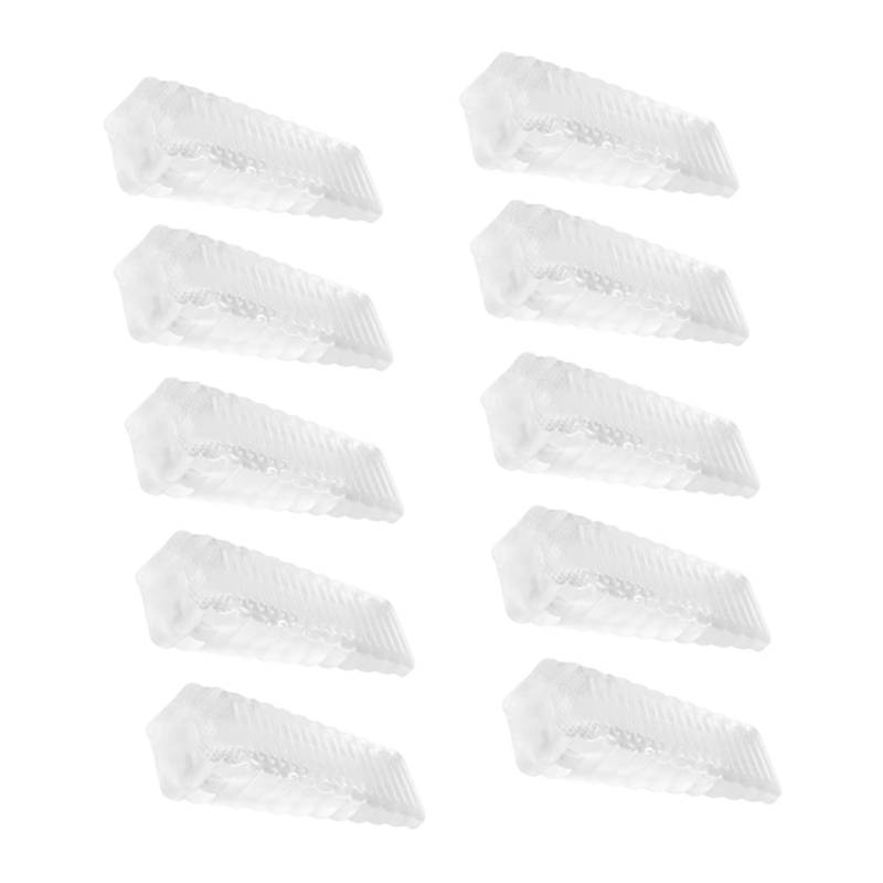 DOITOOL 10Stücke Türstecker für Zuhause Transparente Türstopper für Kleinkinder Sicherer Türpuffer Verhindert das Einklemmen von Händen für Wohnräume Stabil und Langlebig von DOITOOL