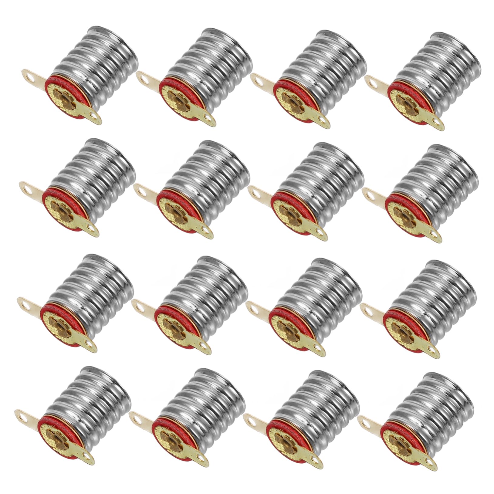 DOITOOL 20 Stück E10 Mini- -lampensockel-set Lampenfassung für Beleuchtung Physik-experiment für Studenten Lampenhalterung -lampen-befestigungsschraube von DOITOOL