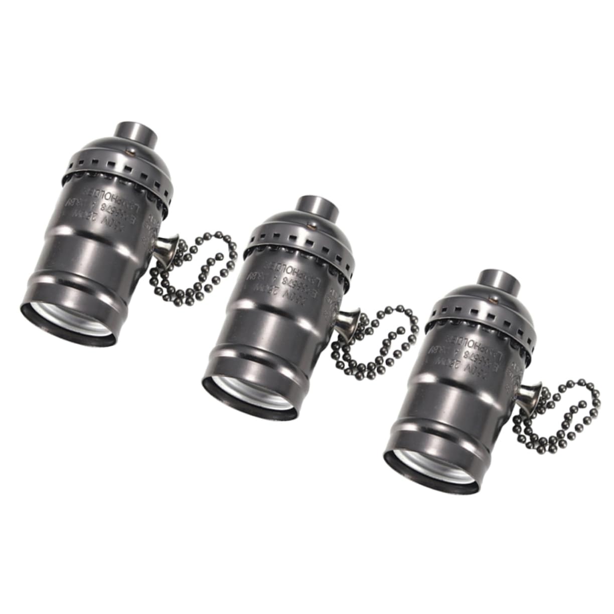 DOITOOL 3 Stk Basis Wechseln Lampenfassung Retro-lichtsteckdose Aluminium-lichtbasis E26 Lampensockel Aluminium Licht Vintage-glühbirnen Zugkettenlichtfassung Die Glühbirne Licht Schalten DOITOOL 3 Stk Basis Wechseln Lampenfassung Retro-lichtsteckdose Aluminium-lichtbasis E26 Lampensockel Aluminium Licht Vintage-glühbirnen Zugkettenlichtfassung Die Glühbirne Licht Schalten von DOITOOL