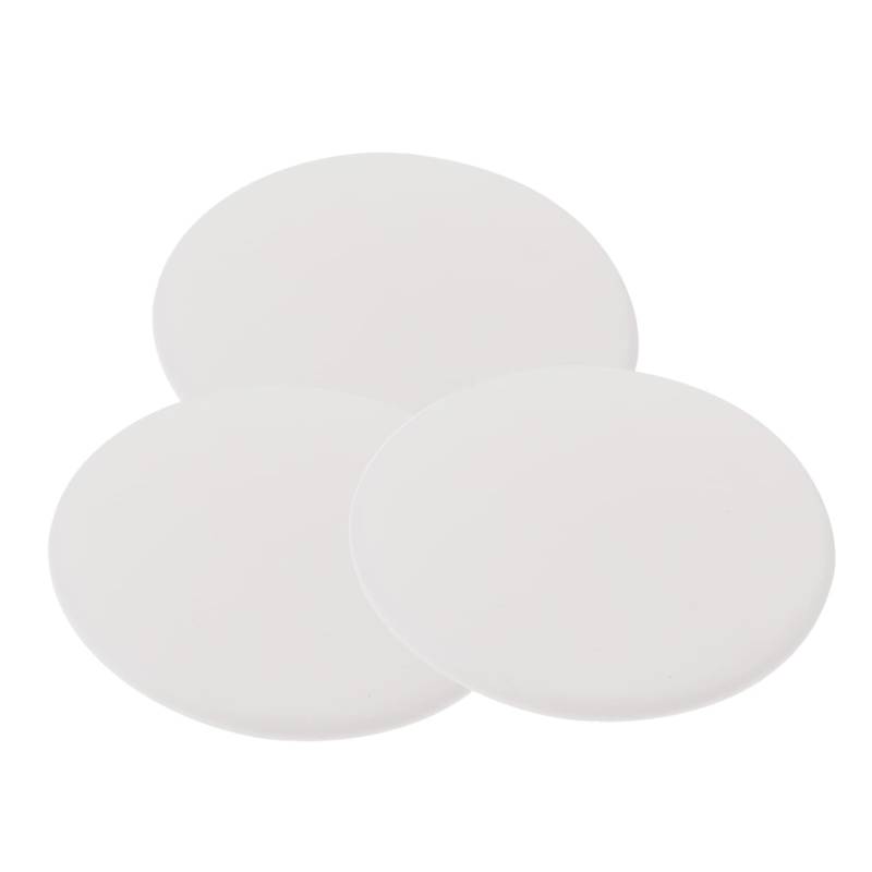 DOITOOL 3 Stücke Antikollisionstürpolster Modern Bewachen Wand Schutz Pad Drinnen Selbstklebender Wandschutz Usb Garagenwandschutz Möbelschutz Selbst- Kieselgel Weiß von DOITOOL