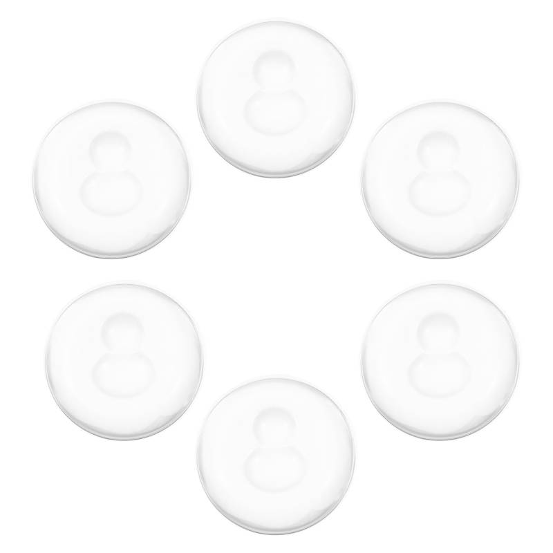 DOITOOL 6Stücke Transparente Türknopf Wandschutz Multifunktionaler Türgriff Schutz Für Geräuschreduzierung Und Wandschutz Für Glatte Oberflächen von DOITOOL