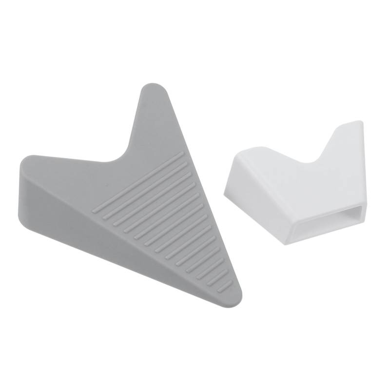 DOITOOL Anti-Pinch-Handkarte mit Stopper für Babysicherer Türkeil Türblocker Türanschlagkeil Abs Grey von DOITOOL