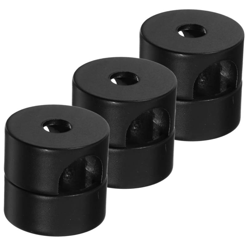 DOITOOL Kabel 0 7 Cm Loch Durchmesser Schwarz Aluminium Kabel Organisatoren Draht Für Schreibtisch Für von DOITOOL