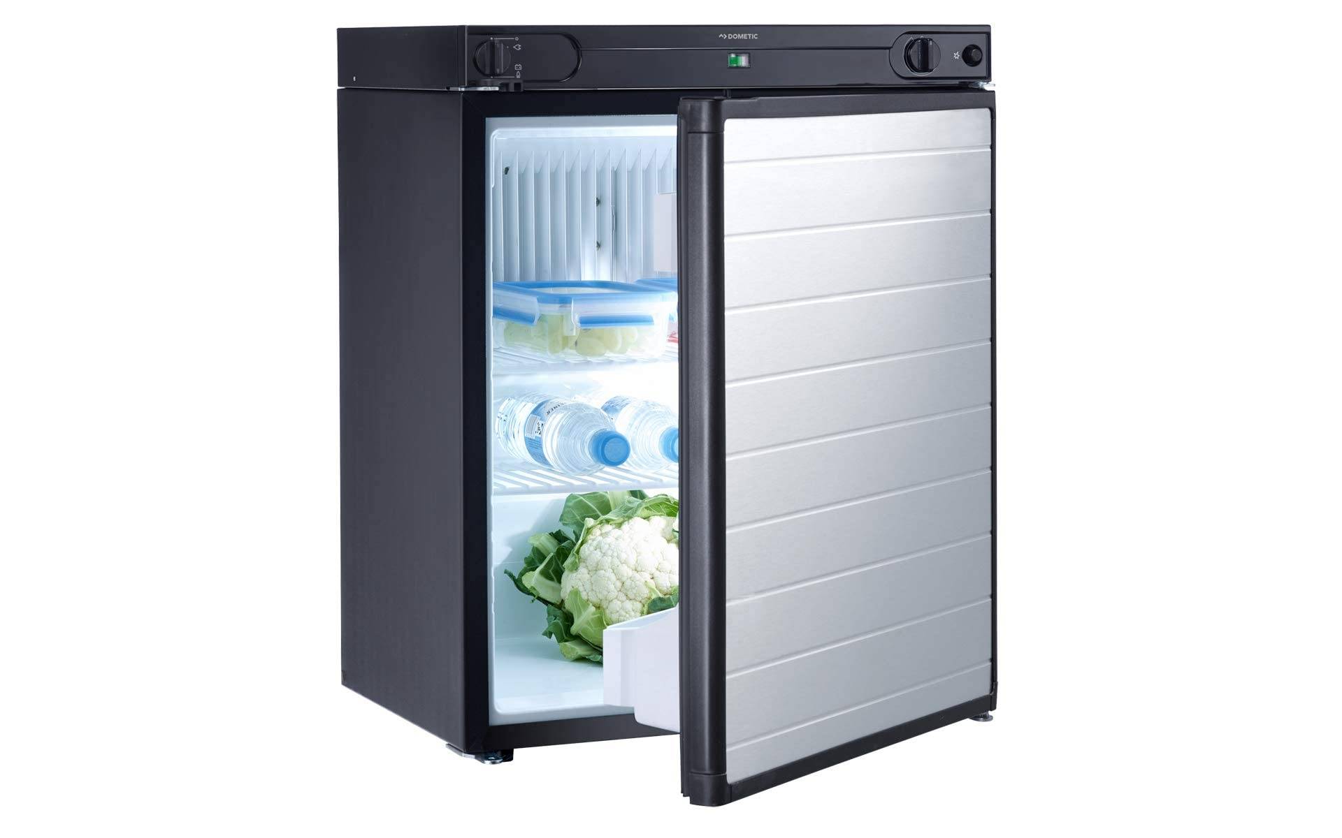 DOMETIC RF 60 Mini-Kühlschrank, 50 mbar, 61 L, Lautloser Freistehender Absorber-Kühlschrank für Camping, Wohnwagen und Reisemobil für D, A, CH von DOMETIC