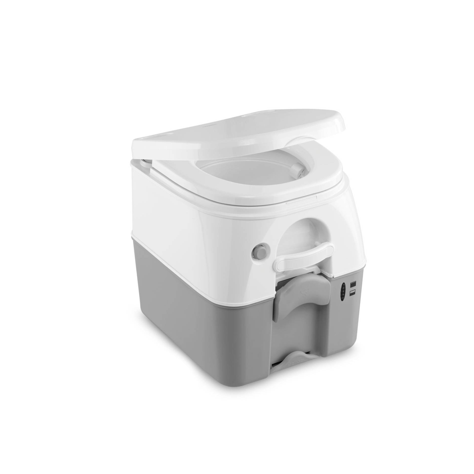 Dometic Portable 976 Camping-Toilette mit 360° Druckspülung I Abwassertank 18.9 Liter I Weiß/Grau von DOMETIC