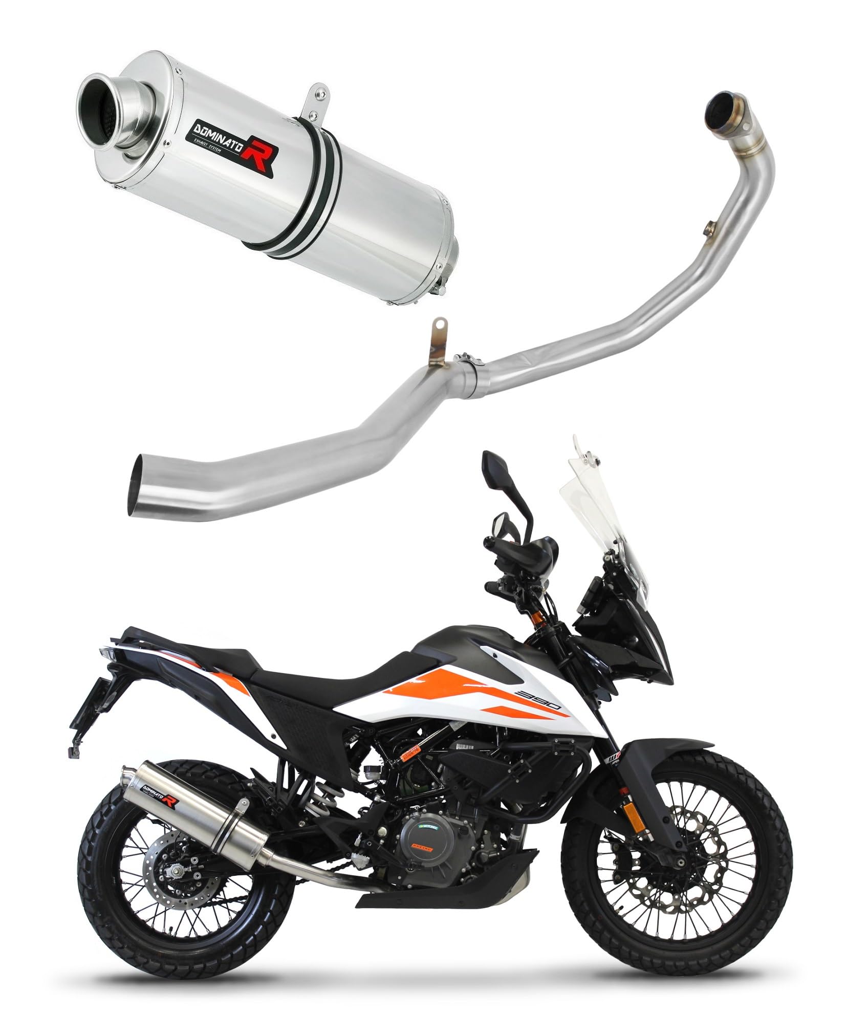 DOMINATOR Auspuffanlagen Schalldämpfer OV kompatibel mit 390 Adventure 2020-2021 DOMINATOR Auspuffanlagen Schalldämpfer OV kompatibel mit 390 Adventure 2020-2021 von DOMINATOR EXHAUST SYSTEM