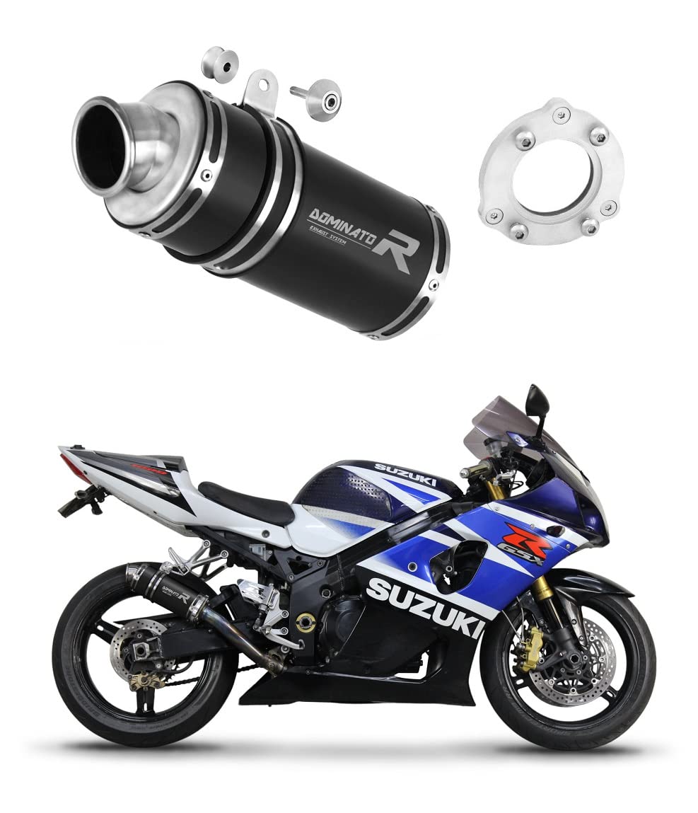 DOMINATOR Schalldämpfer Auspuff Bolt - on GP1 BLACK kompatibel mit GSXR 1000 K1 - K4 2001-2004 DOMINATOR Schalldämpfer Auspuff Bolt - on GP1 BLACK kompatibel mit GSXR 1000 K1 - K4 2001-2004 von DOMINATOR EXHAUST SYSTEM