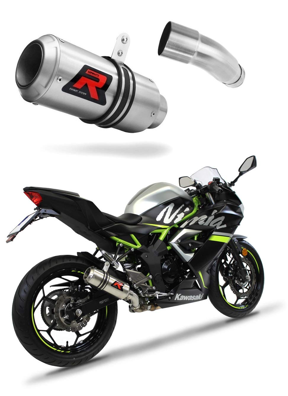 DOMINATOR Schalldämpfer Auspuff GP kompatibel mit NINJA 125 Z125 2019-2021 DOMINATOR Schalldämpfer Auspuff GP kompatibel mit NINJA 125 Z125 2019-2021 von DOMINATOR EXHAUST SYSTEM