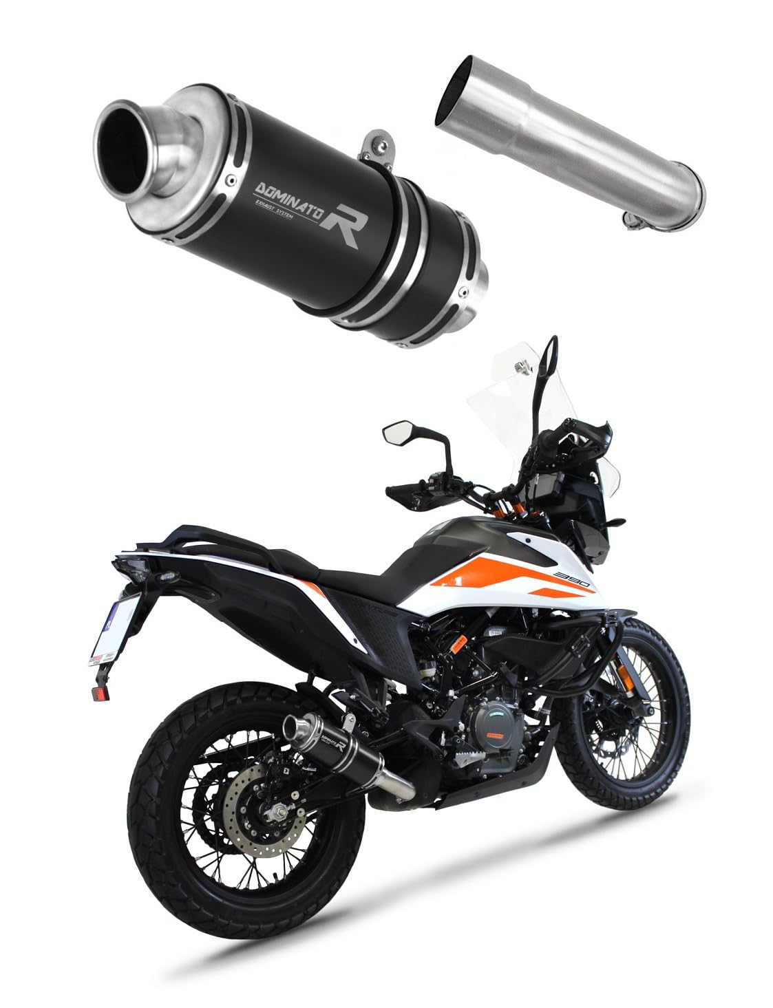 DOMINATOR Schalldämpfer Auspuff GP1 BLACK kompatibel mit 390 Adventure 2020-2021 DOMINATOR Schalldämpfer Auspuff GP1 BLACK kompatibel mit 390 Adventure 2020-2021 von DOMINATOR EXHAUST SYSTEM