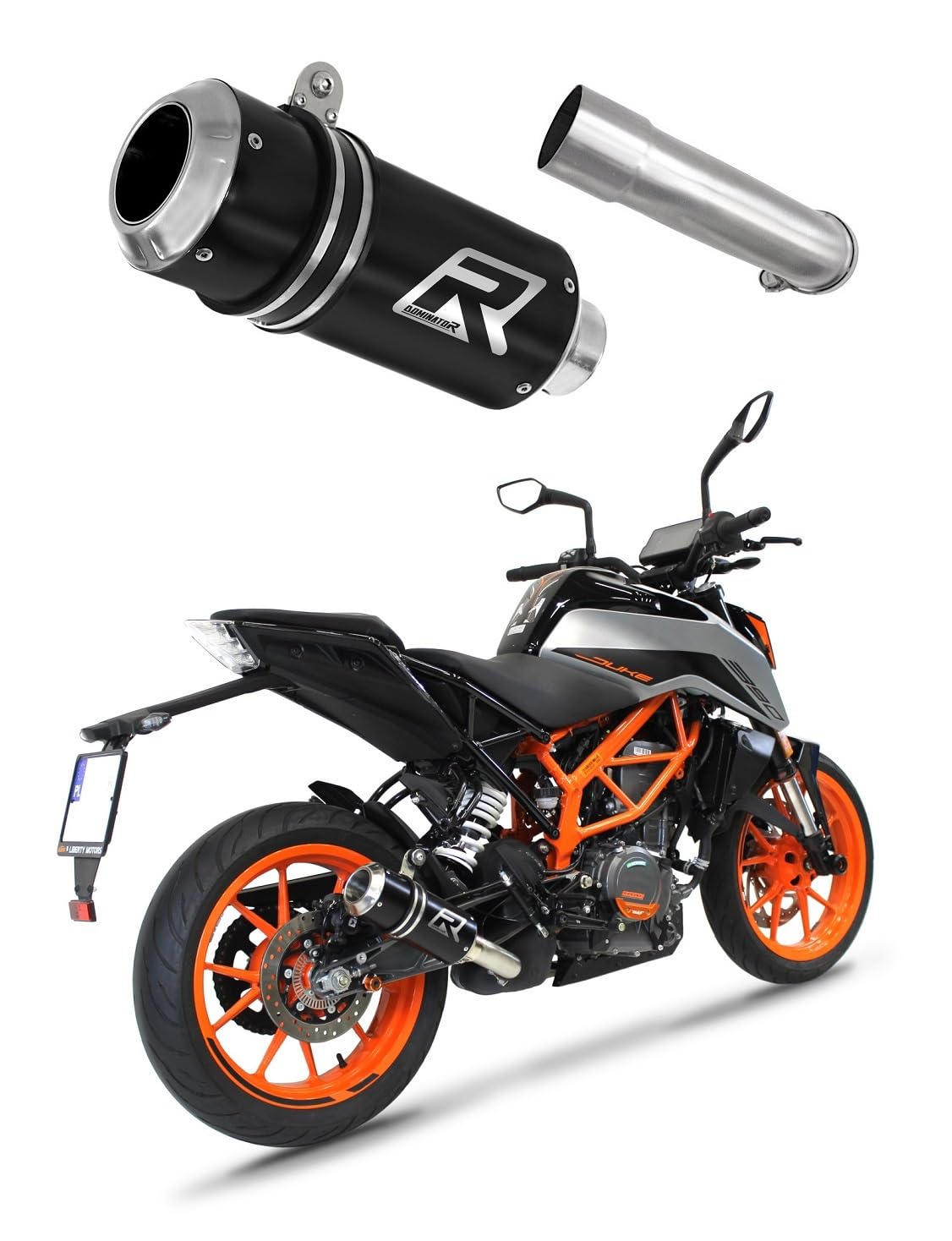 DOMINATOR Schalldämpfer Auspuff GP BLACK kompatibel mit 390 Duke 2021-2022 DOMINATOR Schalldämpfer Auspuff GP BLACK kompatibel mit 390 Duke 2021-2022 von DOMINATOR EXHAUST SYSTEM
