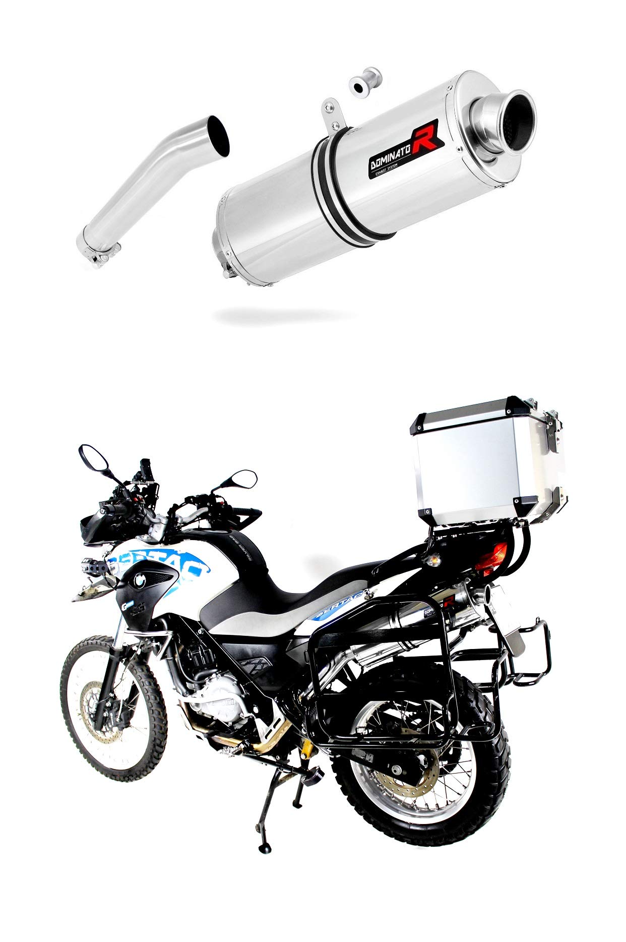 DOMINATOR Schalldämpfer Auspuff OV kompatibel mit G650 GS 2011-2018 DOMINATOR Schalldämpfer Auspuff OV kompatibel mit G650 GS 2011-2018 von DOMINATOR EXHAUST SYSTEM