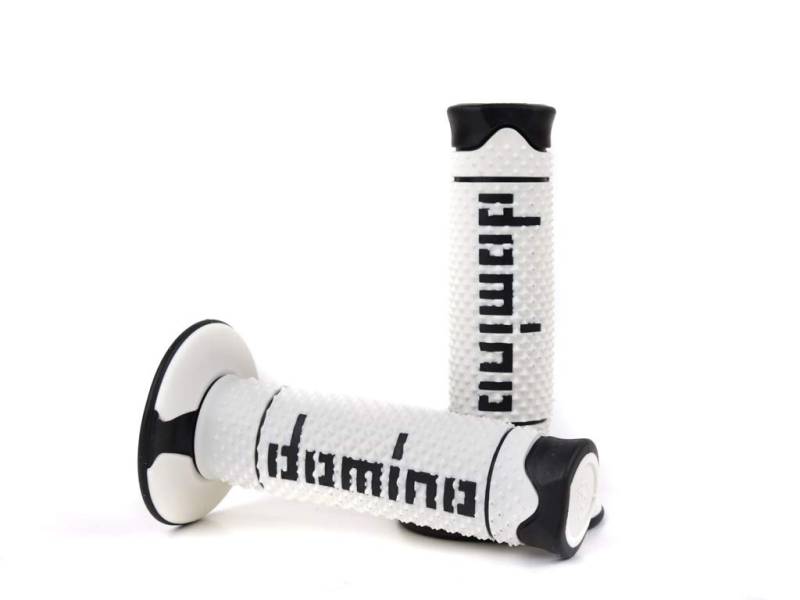 Unbekannt Domino Griffgummi Offroad rechts D.22mm L.120mm geschlossen. Weiss/sz A26041C404 von DOMINO