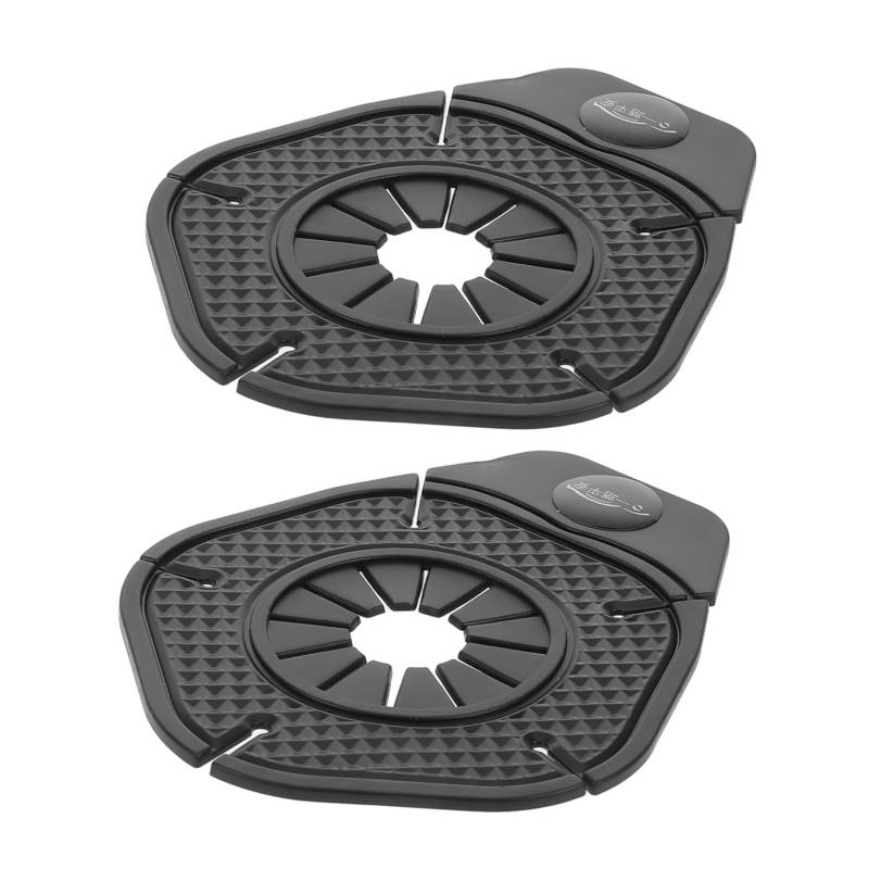 DONFAMDS 1 Paar Wischerschutz Windschutzscheibe Wischerarmanhaarabdeckung Scheibenmotor -schutzabdeckung Autowischerlochabdeckung Wischerloch-schutzabdeckung Wischerarmschutz Pvc Black von DONFAMDS