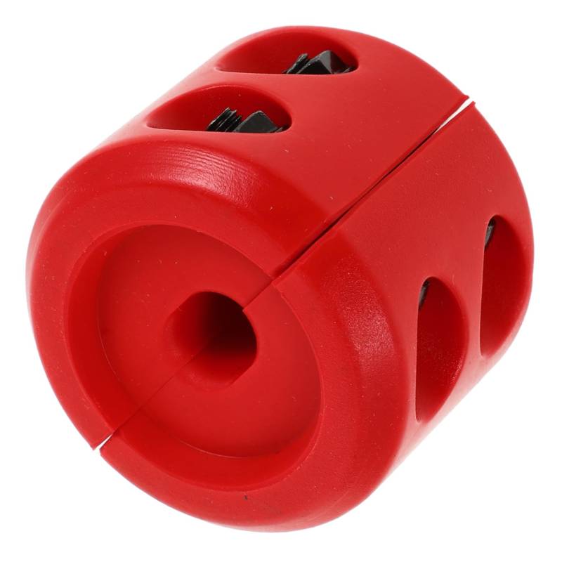 DONFAMDS 1 Satz Gummi -Seilschutz gummiseil Werkzeug Kabel Windenzuggurt Anhängerhakenplattform Windenstopper Windenabdeckung Seilhaken für Winden Aluminiumlegierung rot von DONFAMDS