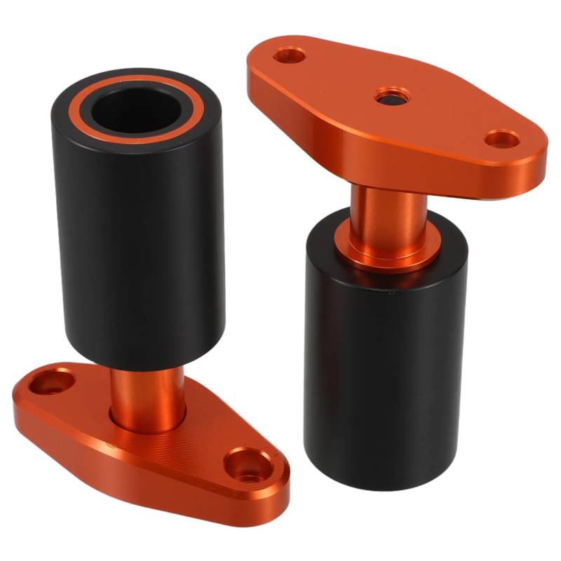 DONFAMDS 2 Stück Anti Fall Ball Für Karosserie Motorrad Kit Gleitpads Ersatz Anti Fall Wartung Fahrrad Absturzsicherung Crash Slider Absturzsicherung Rahmen Slider Rohr Aluminium von DONFAMDS