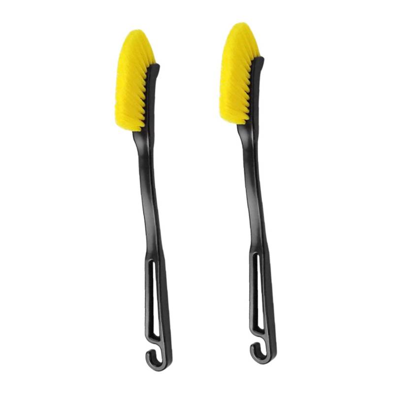 DONFAMDS 2Er Set Reifenbürsten zum Reinigen von Reifen Auto Detailing bürste Auto reinigungsbürste Autopflegebürste Auto-Reinigungsbürste Auto-Detaillierungs-Kit Autowaschbürste pp von DONFAMDS