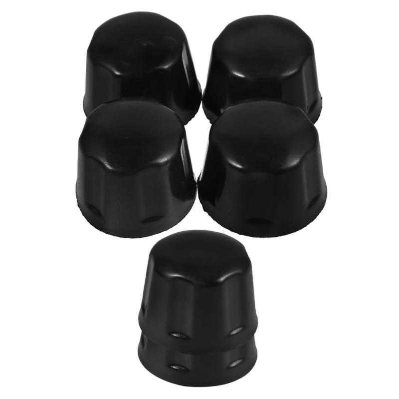 DONFAMDS 4 Stück ATV-Rad-Staubkappe ATV Zubehör ATV Radlagerabdeckung ATV Schutzabdeckung ATV Geländewagen Zubehör ATV Sanddichtung Anhängerlager-Staubschutz Radnabenkappe Gummi Black von DONFAMDS