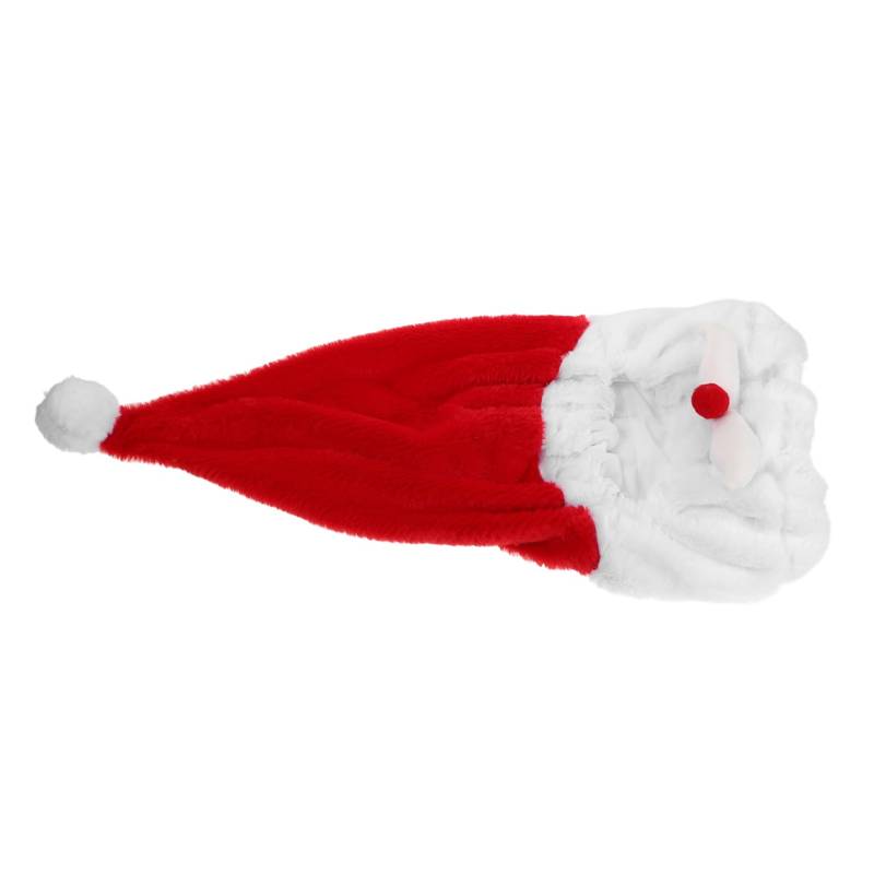 DONFAMDS Helm Santa Hut Hat Motorrad Hut Dekorationen Motorrad Helm Abdeckung Outdoor Santa Hut Motorrad Helm Weihnachten Hut Polyester von DONFAMDS