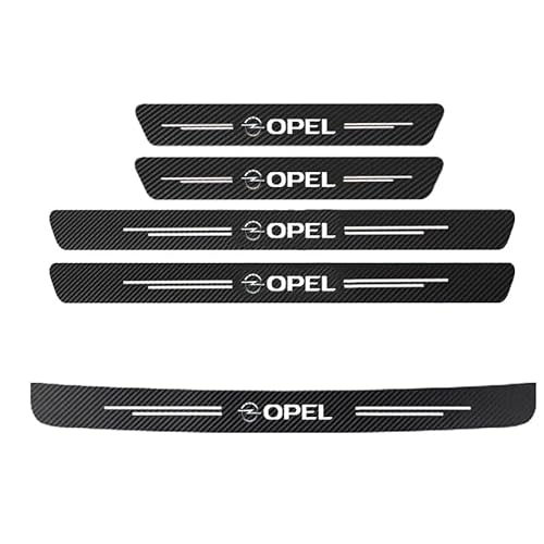 5 Stück Auto Carbon Fiber Einstiegsleisten Türschweller für Opel Astra J Sports Tourer 2012-2015, rutschfeste Anti-KratzTrim Scuff Styling SzubehöR 5 Stück Auto Carbon Fiber Einstiegsleisten Türschweller für Opel Astra J Sports Tourer 2012-2015, rutschfeste Anti-KratzTrim Scuff Styling SzubehöR von DONGDONG