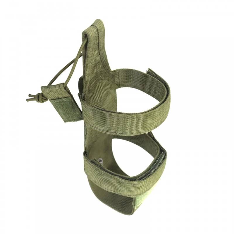 Taktische Flaschenhalter, Militär Nylon Beutel für Wasserflasche, Tragbare Verstellbare Trinkflasche Beutel für Walking Running Cycling Green von DONGKER