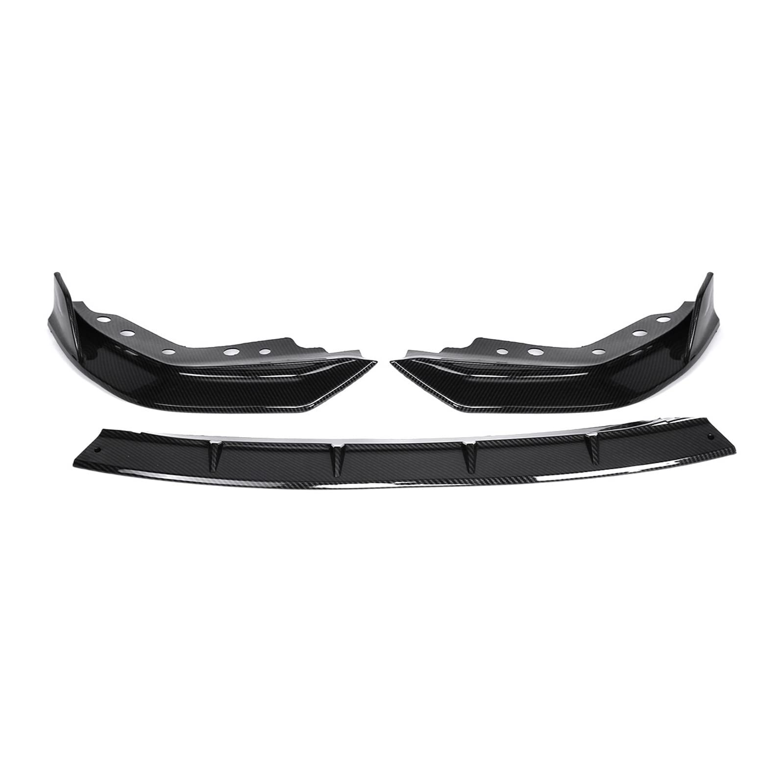 3PCS Frontstoßstange Lip Spoiler Splitter Canards Deflector Body Kit Guards Kompatibel mit BMW 3er G20 G28 2019 2020 2021 Autozubehör(B) von DOPQNYLZW