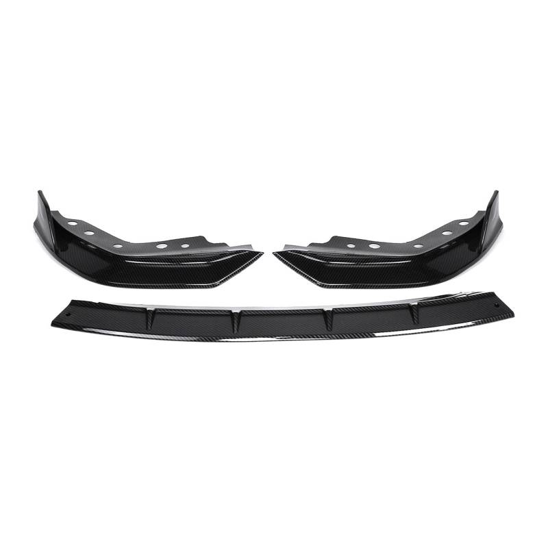 3PCS Frontstoßstange Lip Spoiler Splitter Canards Deflector Body Kit Guards Kompatibel mit BMW 3er G20 G28 2019 2020 2021 Autozubehör(B) von DOPQNYLZW