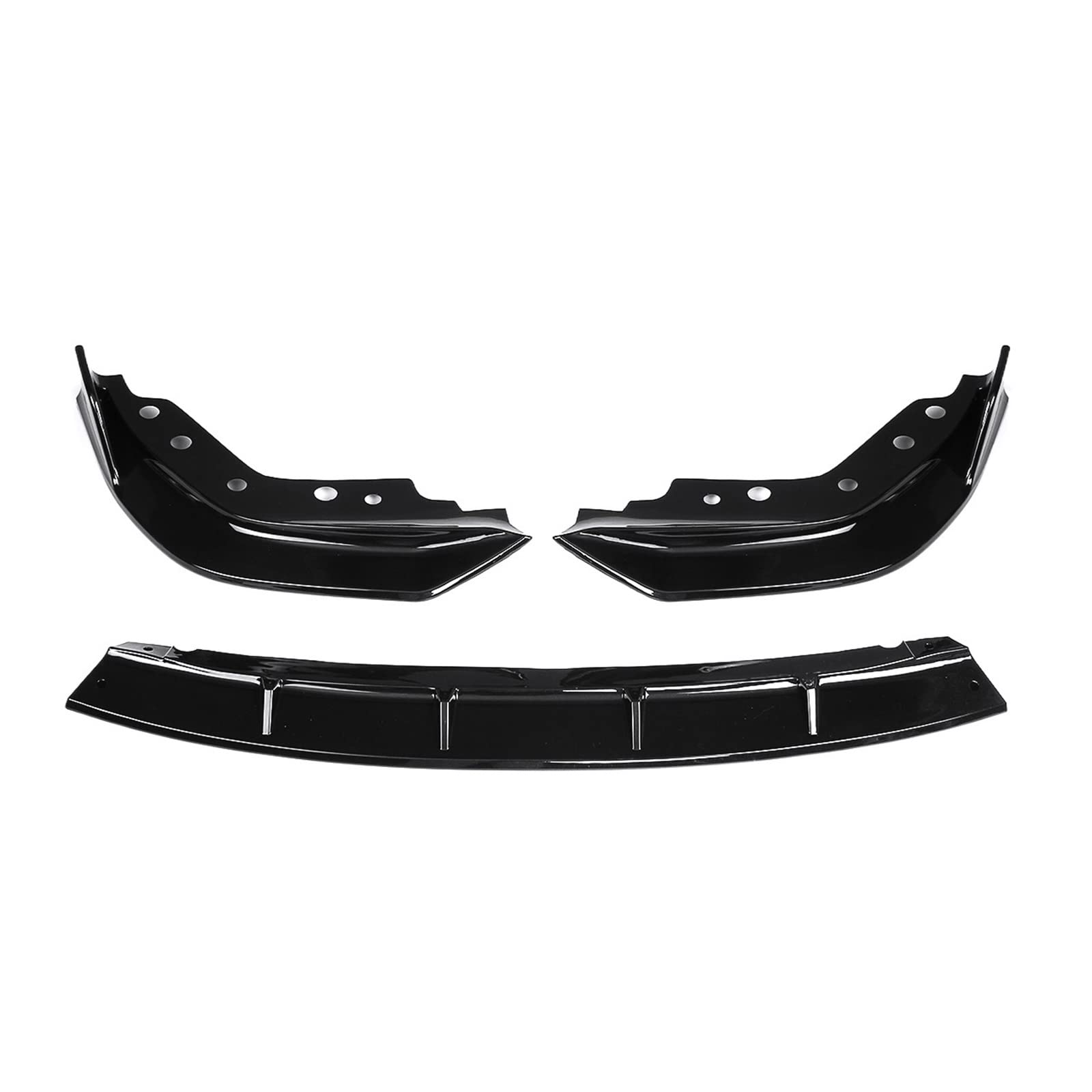 3PCS Frontstoßstange Lip Spoiler Splitter Canards Deflector Body Kit Guards Kompatibel mit BMW 3er G20 G28 2019 2020 2021 Autozubehör(Gloss Black) von DOPQNYLZW