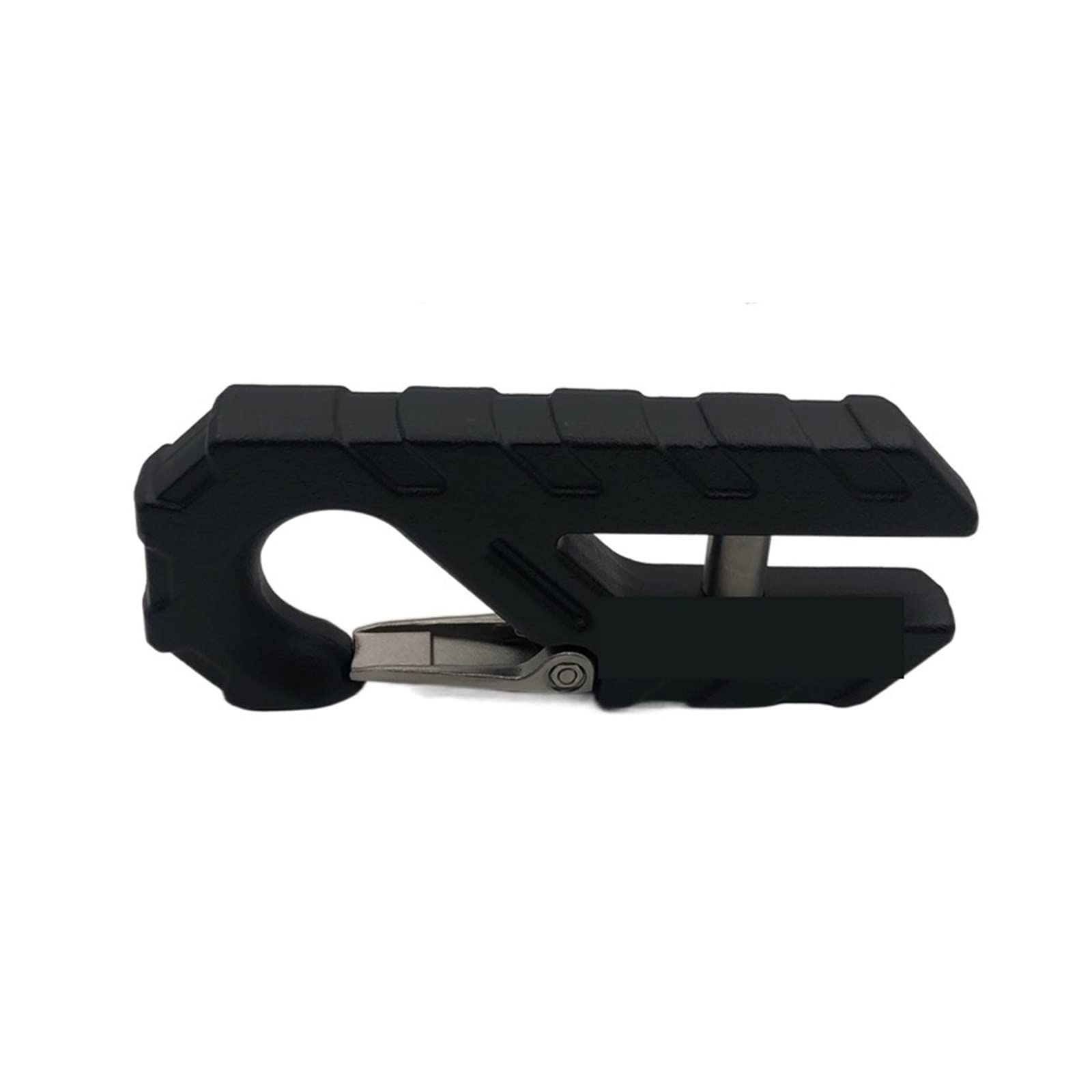 8T Windenseilführung kompatibel mit Jeep JL Wrangler Off Road 4x4 Windenseil Kabel Rettungsschäkel 4WD Anhänger Gurtband(One Set(Silver)) von DOPQNYLZW