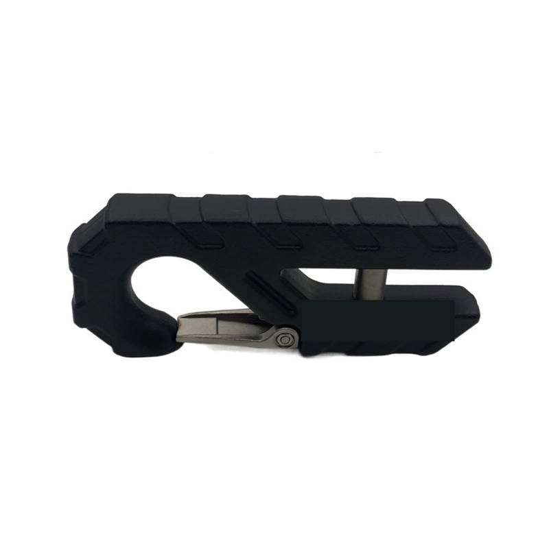 8T Windenseilführung kompatibel mit Jeep JL Wrangler Off Road 4x4 Windenseil Kabel Rettungsschäkel 4WD Anhänger Gurtband(One Set(Silver)) von DOPQNYLZW