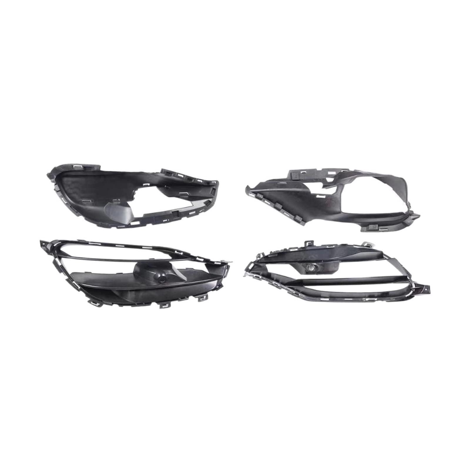 Auto-Frontstoßstangen-Nebelscheinwerfer-Grills, kompatibel mit Benz CLA-Klasse W117 CLA200 CLA45 AMG 2016–2018, ABS-Entlüftungsverkleidungsteil, Autozubehör Auto-Frontstoßstangen-Nebelscheinwerfer-Grills, kompatibel mit Benz CLA-Klasse W117 CLA200 CLA45 AMG 2016–2018, ABS-Entlüftungsverkleidungsteil, Autozubehör von DOPQNYLZW